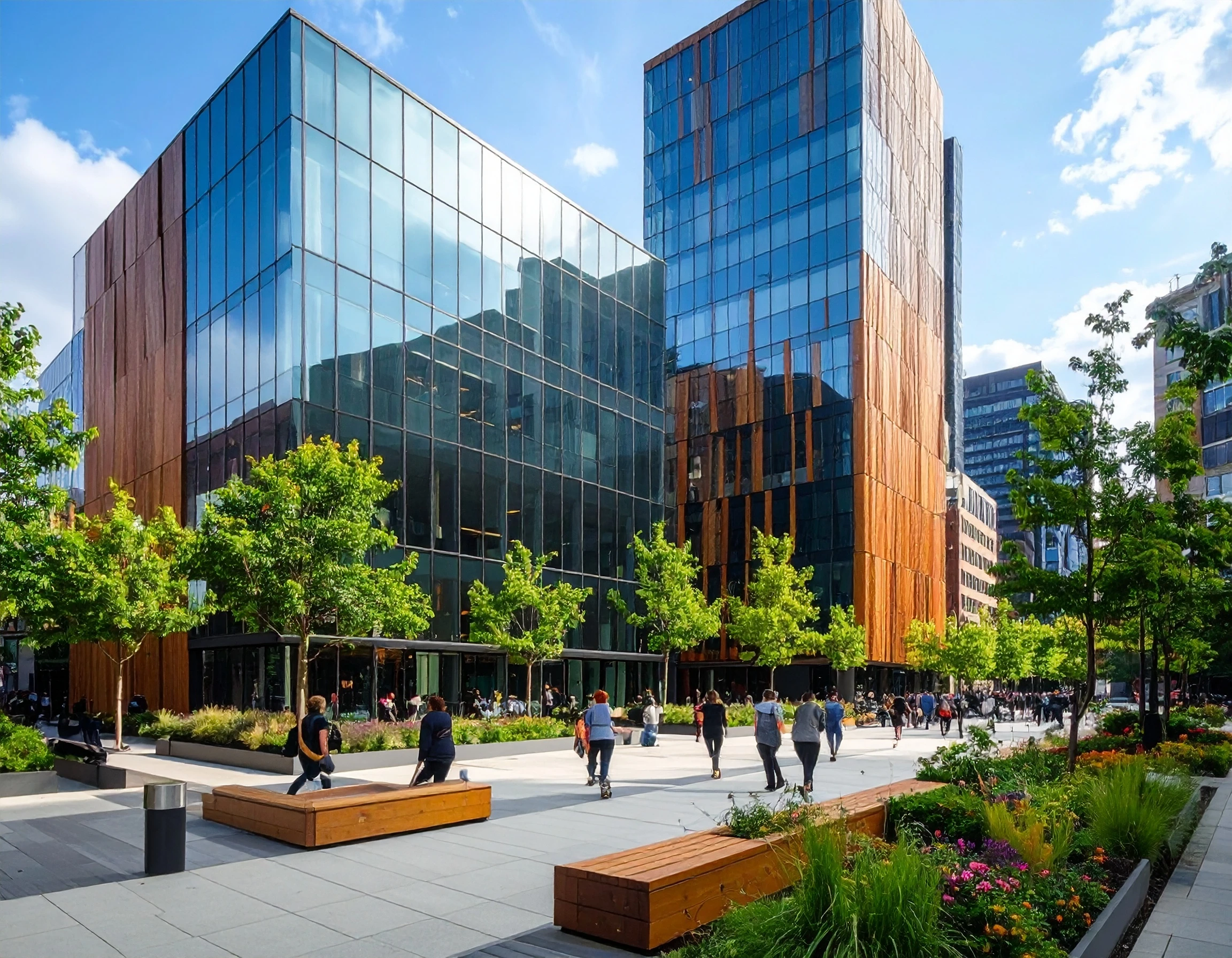 EcoTech Innovation Hub - Main View