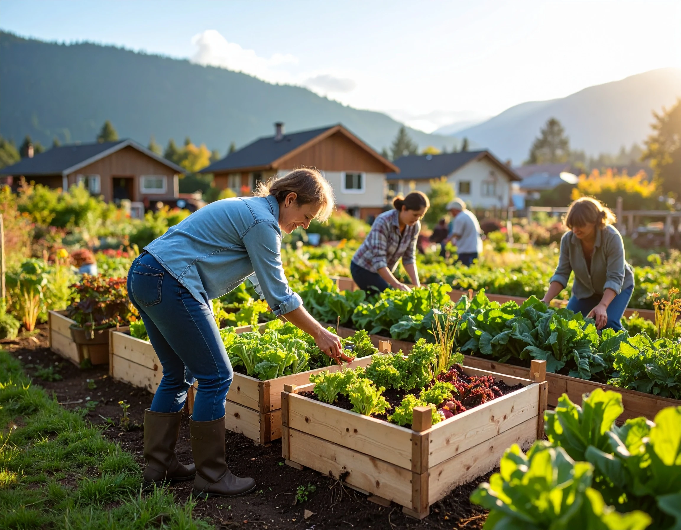 Sustainable Living Community - Main View